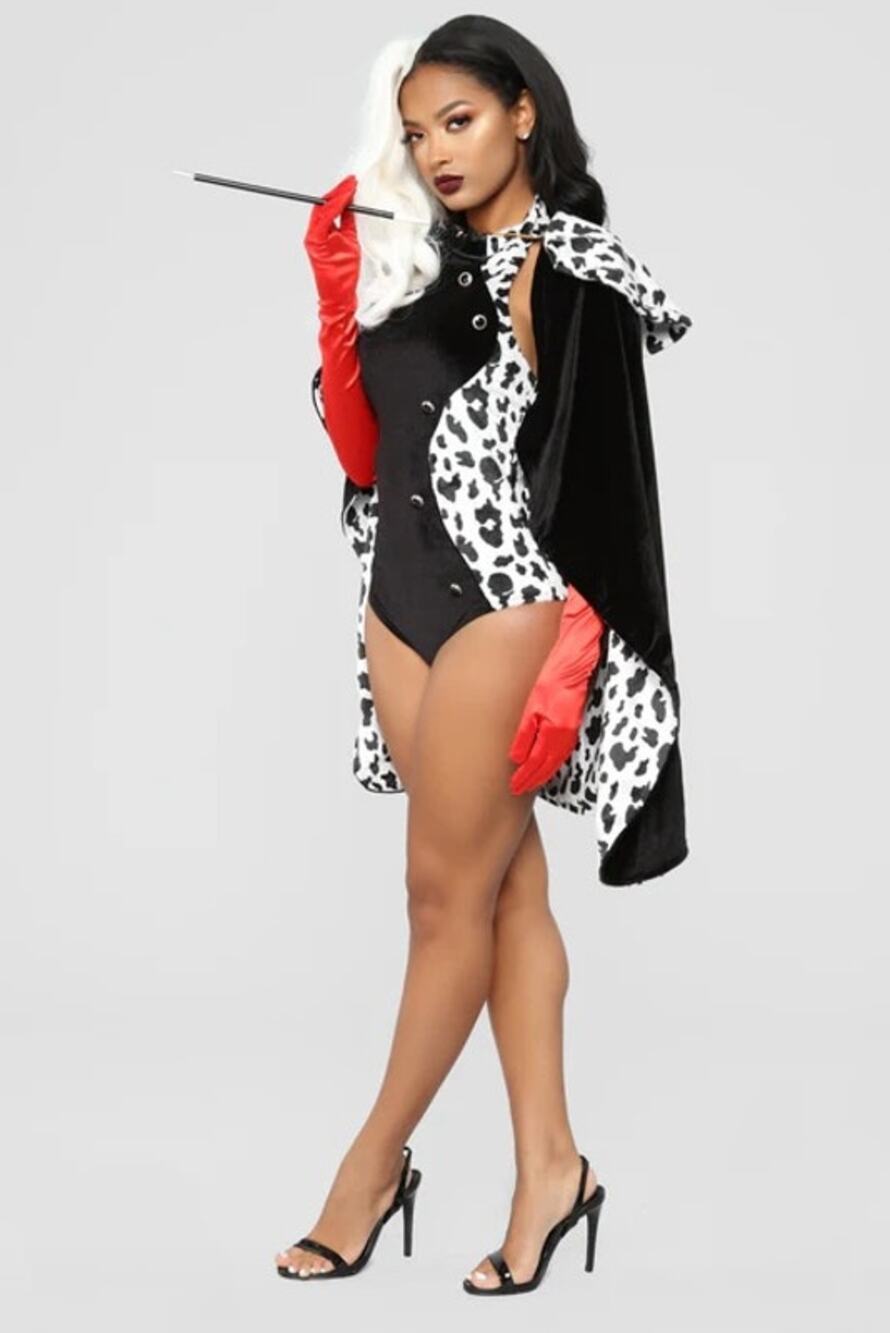 NEW Forplay Devilish Cruella De Vil Sexy Halloween Costume Size Small Medium